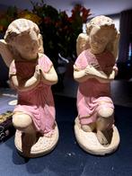 4 Brocante Knielende Engelen, Antiek en Kunst, Antiek | Keramiek en Aardewerk, Ophalen