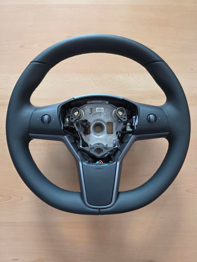 Tesla model Y stuur met verwarming inruil, nappa leer, Auto-onderdelen, Besturing, Nieuw, Ophalen of Verzenden