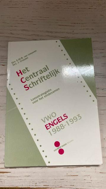 Leesstrategien- Hcs engels vwo 1988-1993 beschikbaar voor biedingen