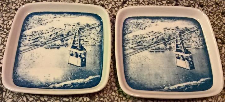 Noorwegen en Denemarken bordjes PPSTK Teatip Tea tip Theezak, Antiek en Kunst, Curiosa en Brocante, Verzenden