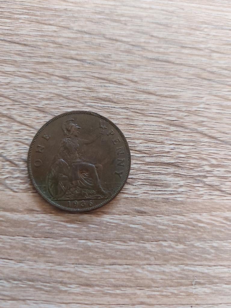 Munt One Penny, Postzegels en Munten, Ophalen of Verzenden, Overige landen, Losse munt
