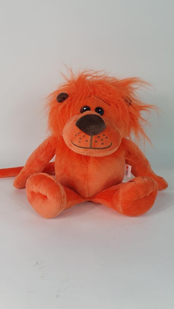 ING Oranje Leeuw knuffel spaarpot. Met dekseltje. 7C14, Kinderen en Baby's, Speelgoed | Knuffels en Pluche, Gebruikt, Overige typen