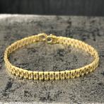 14k gouden armband rolex schakel massief nieuw italy
