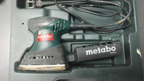 METABO FMS 200 INTEC SET multi-schuurmachine 200 W, Doe-het-zelf en Verbouw, Gereedschap | Schuurmachines, Gebruikt, Vlakschuurmachine