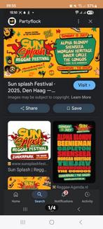 Reggae ticket sunsplash, Tickets en Kaartjes, Eén persoon