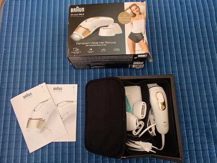 Braun IPL Silk Expert Pro 5 - Ontharingsapparaat, Witgoed en Apparatuur, Persoonlijke-verzorgingsapparatuur, Nieuw, Scheren en Epileren
