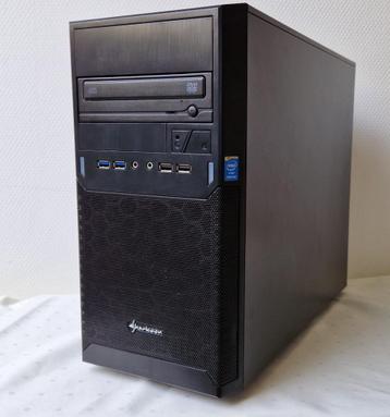 Super Stille Krachtige PC + 20”Lcd + Win10 SSd + 500 GB/HD beschikbaar voor biedingen