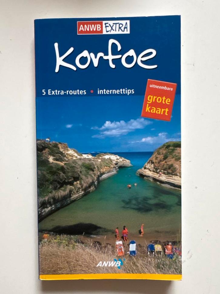 ANWB Extra Korfoe (Griekenland) Reisgids met Kaart, Boeken, Reisgidsen, Zo goed als nieuw, Reisgids of -boek, Europa, ANWB, Ophalen of Verzenden