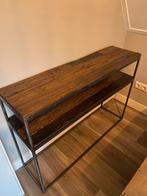 Zeer mooie Side table te koop, 100 tot 150 cm, Ophalen of Verzenden, Zo goed als nieuw, Metaal