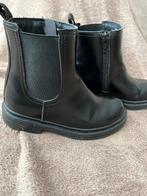 Laarzen met rits leer meisje 30, Kinderen en Baby's, Gebruikt, Meisje, H&M, Ophalen of Verzenden