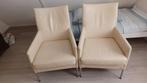 2 leren stoelen, Ophalen, Gebruikt, Minder dan 75 cm, Leer