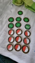 Feyenoord  bekermunten, Verzenden, Zo goed als nieuw, Glas of Kopje