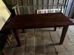 Tafel met 4 stoelen, Huis en Inrichting, Complete eetkamers, Ophalen, Gebruikt, Kersenhout, 4 tot 6 stoelen
