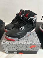 Air Jordan 4 retro bred, Ophalen of Verzenden, Zo goed als nieuw, Zwart