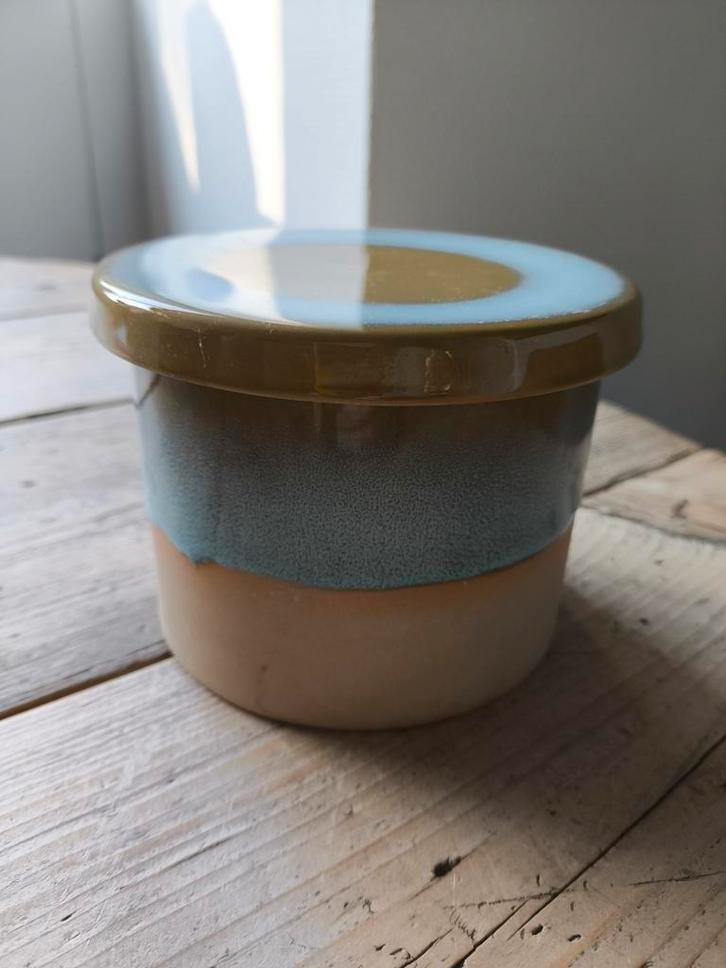 Vintage Voorraadpot met Deksel, Huis en Inrichting, Woonaccessoires | Schalen en Manden, Rechthoekig, Ophalen of Verzenden