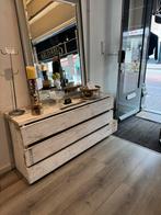 Te koop side tafel, Huis en Inrichting, Tafels | Sidetables, Gebruikt, 100 tot 150 cm, Ophalen of Verzenden, 25 tot 50 cm