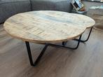 Salontafel Set Mangohout Industrieel, Ophalen, 50 tot 100 cm, Rond, 50 tot 100 cm