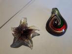 2 VINTAGE MURANO GLAZEN HANGERS I.Z.G.ST vaste prijs 12,50 E, Antiek en Kunst, Antiek | Glas en Kristal, Ophalen of Verzenden