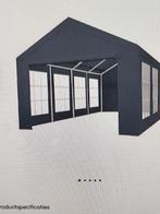 Partytent 4x8m Grijs - Lizzely Garden & Living, Ophalen, Partytent, 2 meter of meer, Zo goed als nieuw