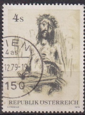 Oostenrijk 1979 Kerstmis schilderij Christus beschikbaar voor biedingen