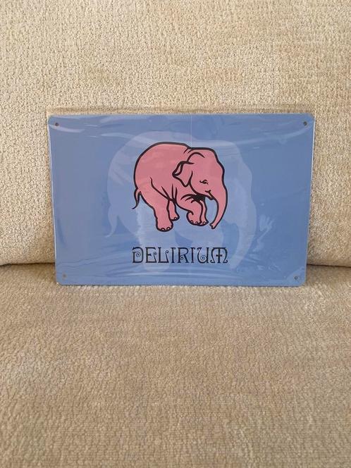 Wanddecoratie speciaal bier delirium, Verzamelen, Biermerken, Nieuw, Reclamebord, Plaat of Schild, Ophalen of Verzenden