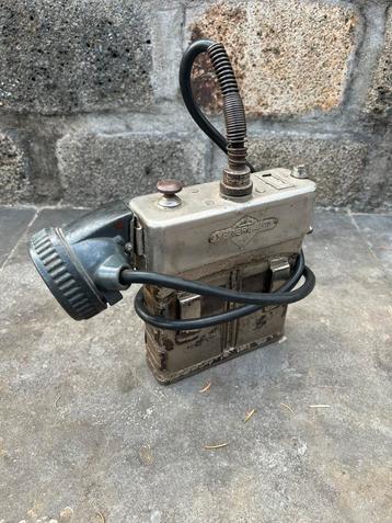Vintage Nederland Haarlem elektrische petlamp mijnbouw beschikbaar voor biedingen