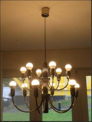 vintage hanglamp kroonluchter Italy 70er jaren beschikbaar voor biedingen