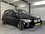 BMW 1-serie 116i High Executive AUT. NAVI ECC LED CRUISE SPO, Euro 5, Gebruikt, 4 cilinders, Zwart