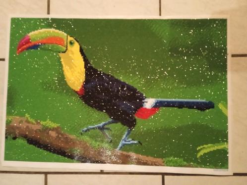 Toekan -  40 x 60 cm. - Diamond Painting Schilderij, Huis en Inrichting, Woonaccessoires | Schilderijen, Tekeningen en Foto's