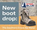 STEELBLUE SOUTERN CROSS ZIP SLATE S3 WERKSCHOENEN MAAT 44, Nieuw, Ophalen of Verzenden, Steelblue, Steelbluestraat