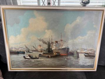 Schilderij Adri Verveen Rotterdam beschikbaar voor biedingen