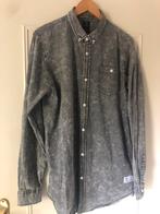 Sportieve spijkerblouse, Ophalen of Verzenden, Zo goed als nieuw, Grijs, Halswijdte 39/40 (M)