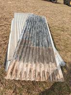 Oude metalen golfplaten 90x335cm, Doe-het-zelf en Verbouw, Ophalen, Gebruikt, 15 m² of meer, Golfplaat
