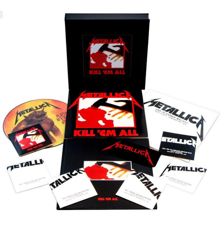 5Cd + Dvd + Vinyl 3LP Metallica Kill Em All Box Set NIEUW, Cd's en Dvd's, Cd's | Hardrock en Metal, Nieuw in verpakking, Boxset