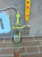 4x handtuingereedschap w.o nieuw knielkussentje, Tuin en Terras, Ophalen of Verzenden, Gebruikt, Overige soorten