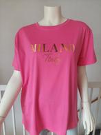 T shirt Maat XL Milano roze zo goed als nieuw, Maat 46/48 (XL) of groter, Ophalen of Verzenden, Zo goed als nieuw, Korte mouw