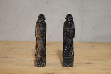 2x Chinees speksteen beeld Heilige Fu Xing    vintage beschikbaar voor biedingen