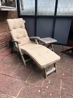 deck chairs, Tuin en Terras, Tuinstoelen, Ophalen, Zo goed als nieuw, Teakhout, Verstelbaar