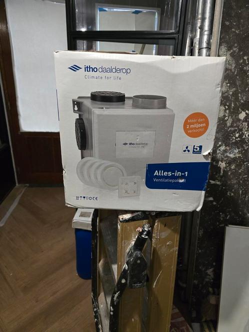 Itho Daalderop CVE S ECO Ventilatie Set Compleet, Doe-het-zelf en Verbouw, Ventilatie en Afzuiging, Zo goed als nieuw, Ventilator en Afzuiger