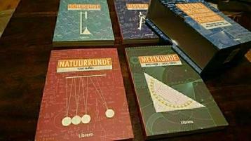 4 stuks Algebra Meetkunde Natuurkunde Scheikunde casette beschikbaar voor biedingen