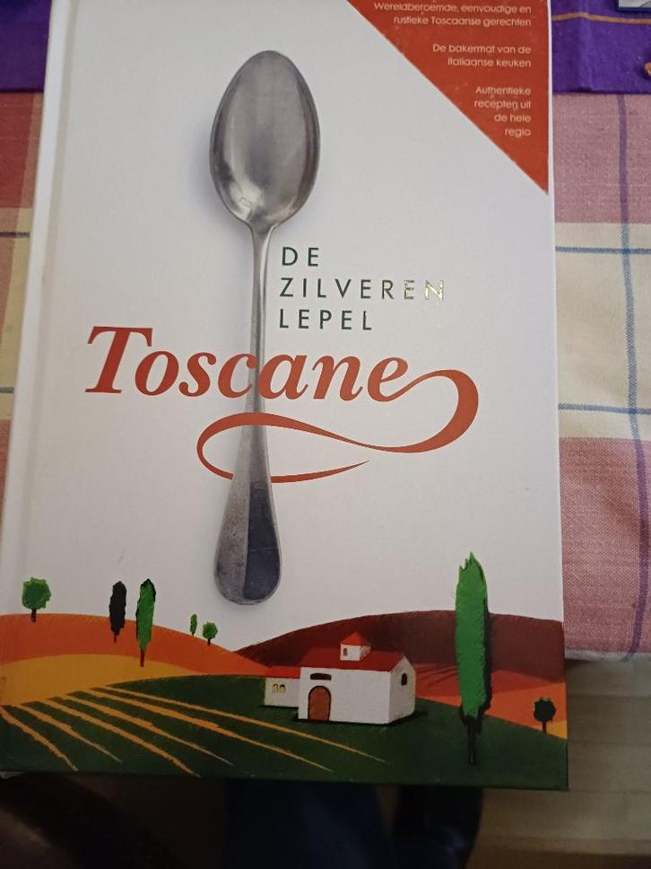De Zilveren Lepel Toscane Hardcover, Boeken, Kookboeken, Zo goed als nieuw, Voorgerechten en Soepen, Hoofdgerechten, Tapas, Hapjes en Dim Sum