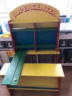 Winkeltje met kassa en boodschappen, Kinderen en Baby's, Speelgoed | Overig, Ophalen, Gebruikt, Jongen of Meisje