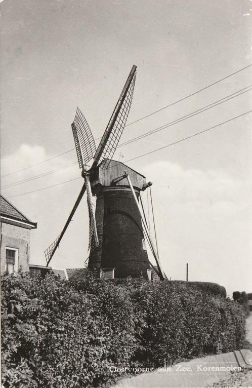 OOSTVOORNE MOLEN UIT JAREN 70 ZEER MOOIE KAART KH212, Verzamelen, Ansichtkaarten | Nederland, Gelopen, 1960 tot 1980, Ophalen of Verzenden