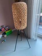 Houten Staande Lamp - 145cm, Huis en Inrichting, Lampen | Vloerlampen, Ophalen, Zo goed als nieuw, Hout, 100 tot 150 cm