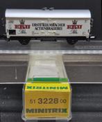 Minitrix 3228 - koelwagen Ihss377  'EKU' (15160), Gelijkstroom, Trix, Wagon, Ophalen of Verzenden