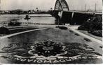 NIJMEGEN - WAALBRUG met WAPEN van NIJMEGEN, Ophalen of Verzenden, 1940 tot 1960, Ongelopen, Gelderland