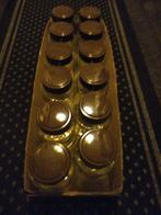 Glazen potten met deksel - schoolproject..of los te koop., Ophalen, Zo goed als nieuw