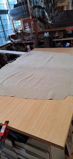 Mooie huid runderprent,  schubkarper., Beige, Leer of Kunstleer, Nieuw, Ophalen of Verzenden