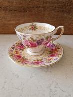 Prachtige op en schotel Royal Albert Serena, Antiek en Kunst, Antiek | Servies los, Ophalen of Verzenden