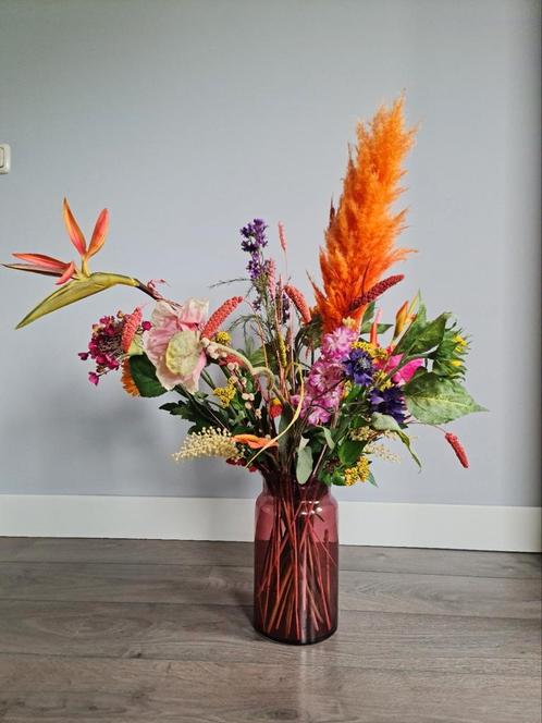 XL TROPISCHE ZIJDEBOEKET | DROOGBLOEMEN | DROOGBOEKET SIL-KA, Huis en Inrichting, Woonaccessoires | Droogbloemen, Nieuw, Ophalen of Verzenden